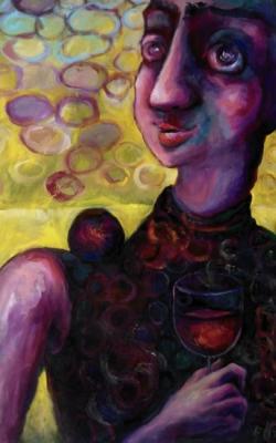 LADY OF PLUMS (Purple Plums). Nesis Elisheva
