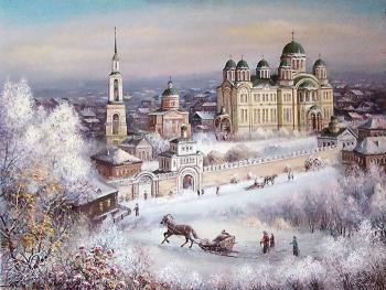 Winter day in Verkhoturye (Verhoture). Ushakov Alexander