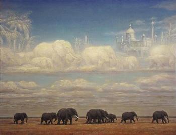 White Clowds (Elefants). Maykov Igor