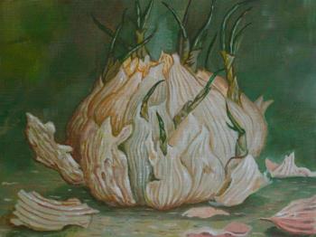 last year's garlic. Klenov Andrei