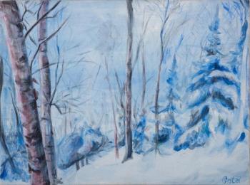Winter forest. Goldstein Tatyana