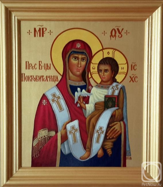 Markoff Vladimir. Icon of the Blessed Mother of God "Patroness"