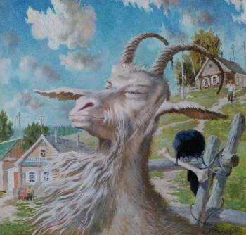 Goat from the village of Yenduraykino. Akimov Vladimir