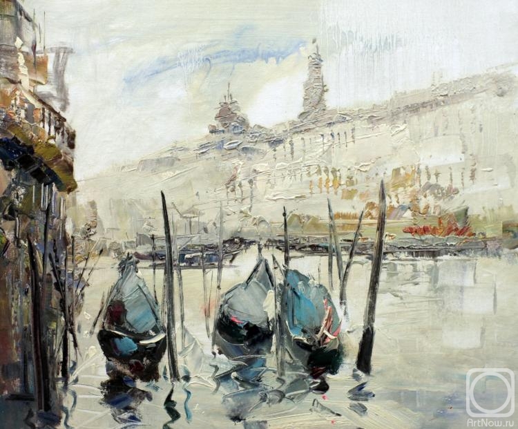 Vevers Christina. Venice. Gondolas on the Grand Canal