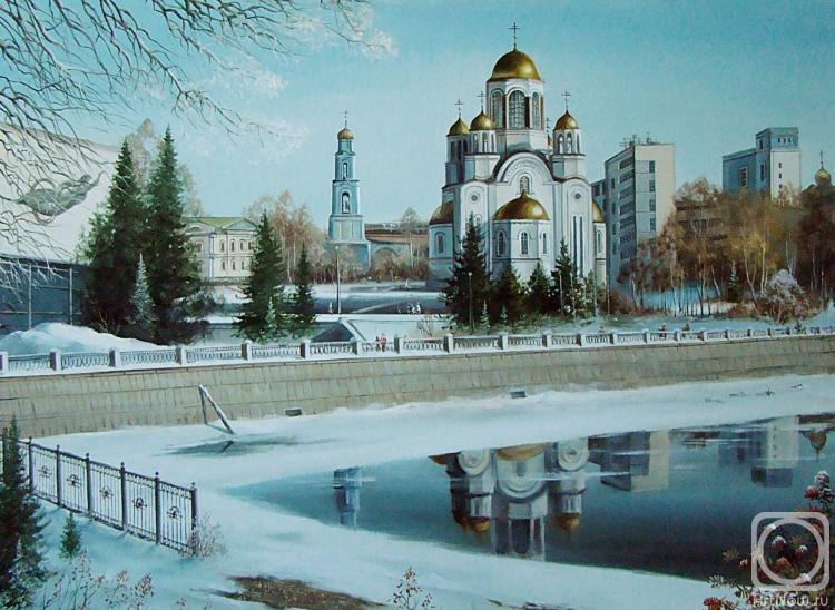 Ushakov Alexander. Temple on blood