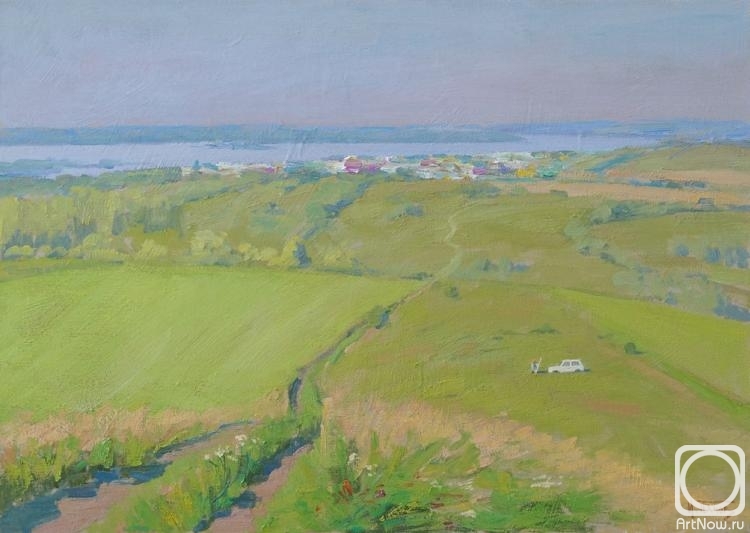 Panov Igor. The Volga hayfields