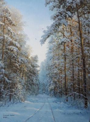 Winter in the forest. Repnikov Andrei