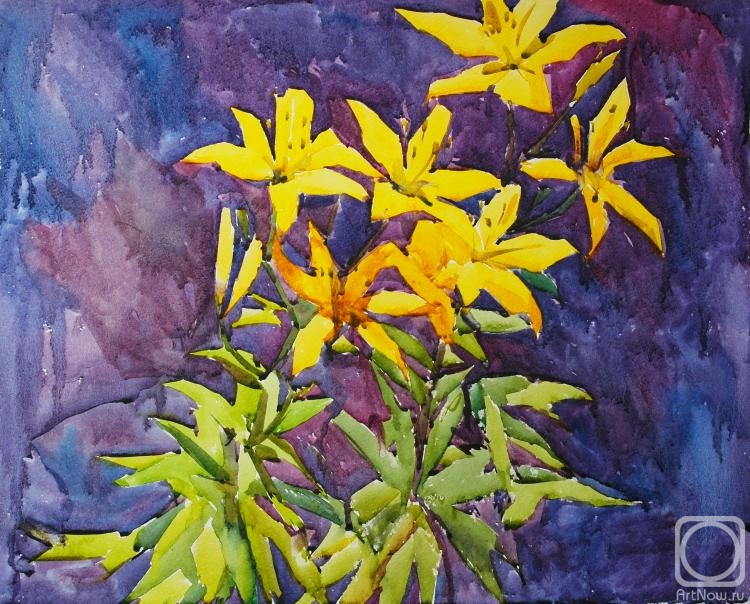 Shebarshina Svetlana. Yellow Lilies