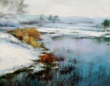 Winter afternoon by the river N2. Sharabarin Andrey