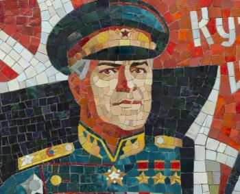 Portrait of Marshal of Soviet Union G. K. Zhukov