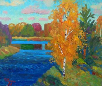 Autumn on the Klyazma (). Berdyshev Igor