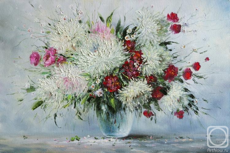 Generalov Eugene. Asters and wild flowers