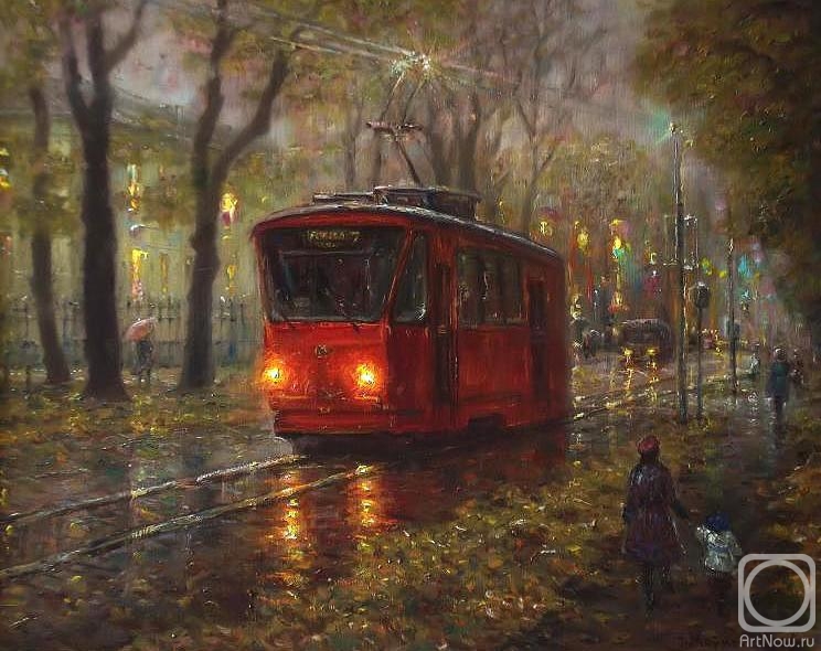 Maykov Igor. Autumn tram