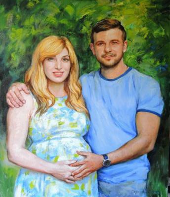 Couple portrait (Portrait Example To Order). Simonova Olga