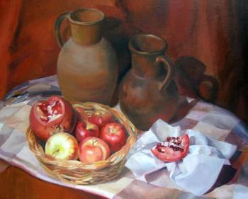 Still life with a pomegranate. Odnolko Natalia
