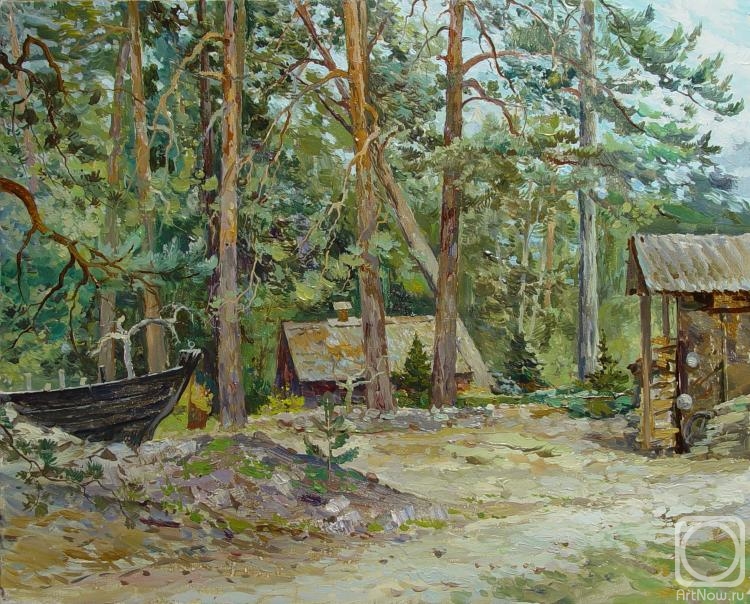 Kostylev Dmitry. The Yard with old sheep