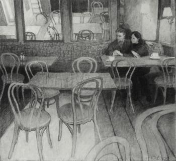 The cafe. Kushevsky Yury
