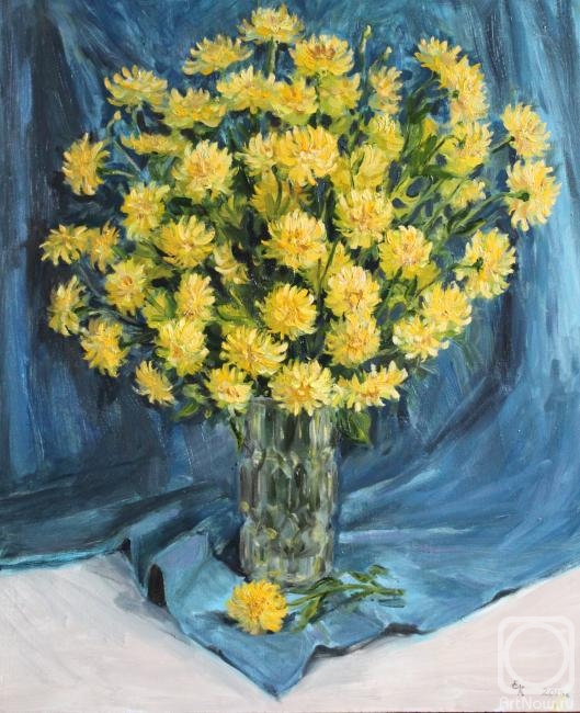 Kolesova Elena. Chrysanthemums