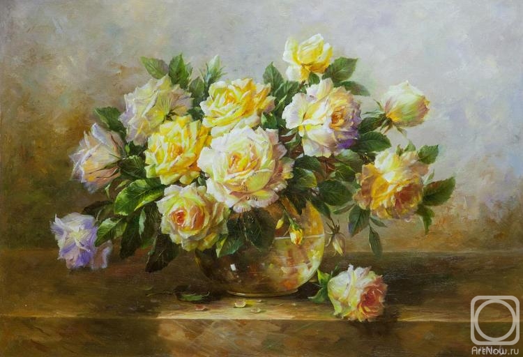 Kamskij Savelij. Bouquet of yellow roses
