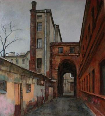 Deep in the courtyard. Fonarniy lane. Egorov Viktor