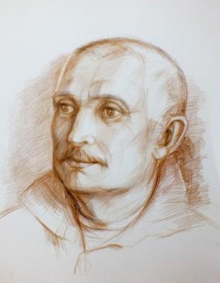 Portrait of a man. Odnolko Natalia
