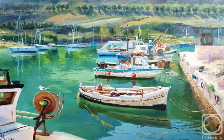 Martens Helen. Sicily, fishing boats