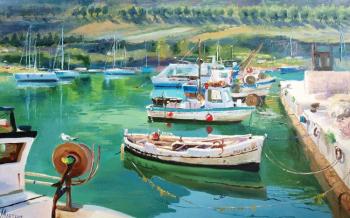 Sicily, fishing boats. Martens Helen