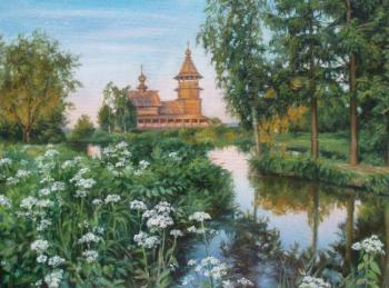 Temple by the Pond. Kistanova Nadezhda