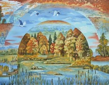 Window to autumn. Kopylova Nadezhda