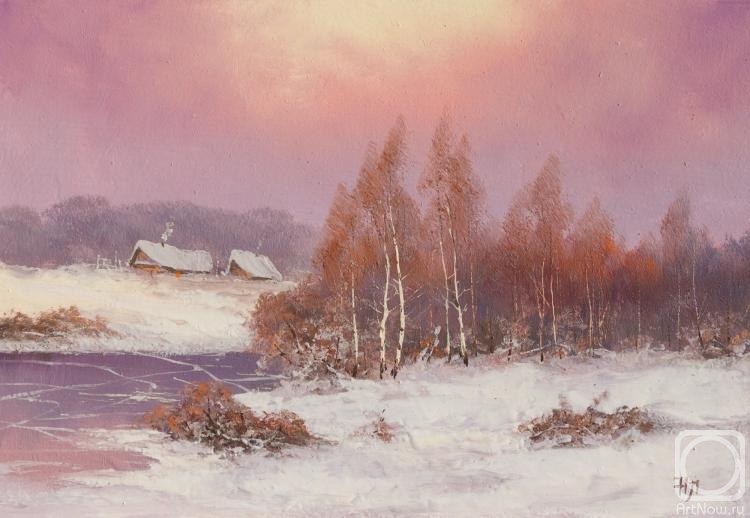 Lyamin Nikolay. Silens. Winter sketch