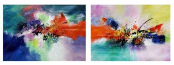 Mental connection (diptych)