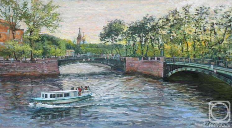 Belevich Andrei. The bridges over the Fontanka in May