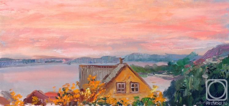Belevich Andrei. Fjord at sunset, Dale, Sandnes