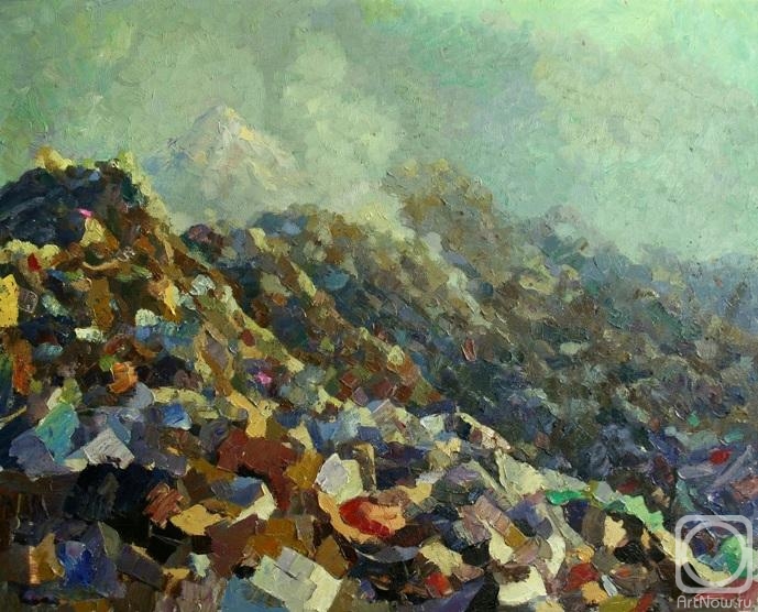 Rudnik Mihkail. Landfill No. 11. Mountains
