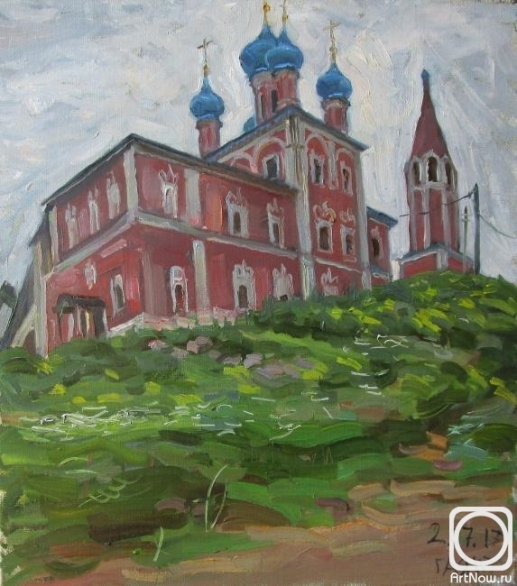 Dobrovolskaya Gayane. Tutaev, the Church on the cliff on the left Bank of the Volga