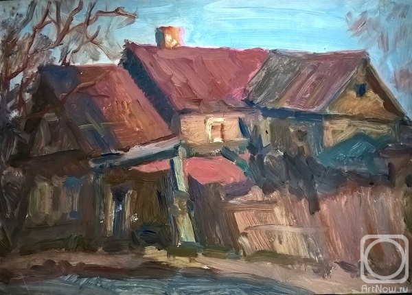 Biryukova Lyudmila. Old house