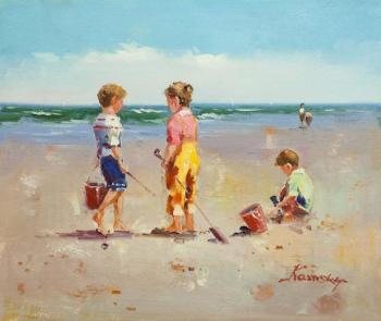 Children and the sea. N4. Kamskij Savelij