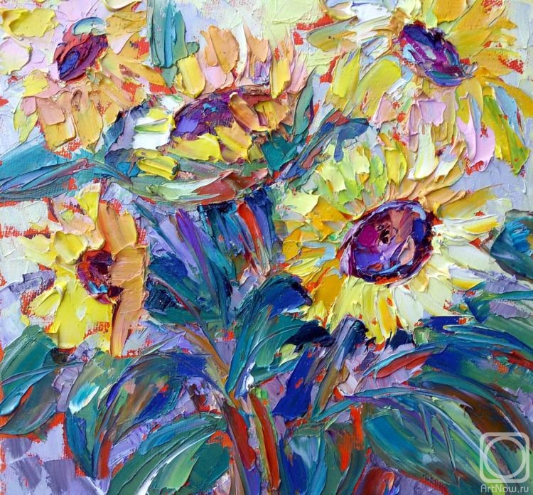 Rezanova-Velichkina Olga. sunflowers