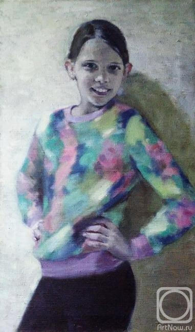 Nikulina Tatiana. Portrait of Ulyana Churkina