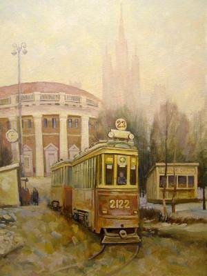 Moscow. Krasnaya Presnya, tram 23 (remembering her childhood). Gerasimov Vladimir