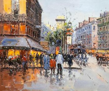 Dreams of Paris N1 (based on paintings by Blanchard and Cortes). Sharabarin Andrey