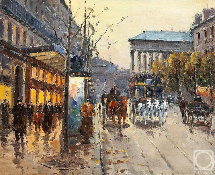 Sharabarin Andrey. Dreams of Paris N2 (based on the paintings of Blanchard and Cortes)