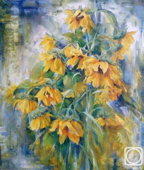 Luchkina Olga. Yellow sunflowers