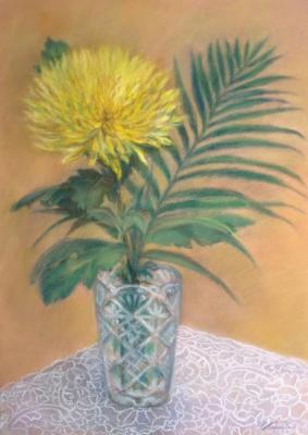 Still life with chrysanthemum. Kistanova Nadezhda