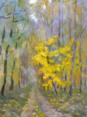 In the autumn forest. Popov Sergey