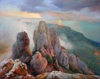 View from AI-Petri mountain, Crimea. Nekrasov Evgeny