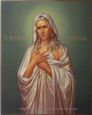 Icon of St. Mary of Egypt. Sergeeva Marianna