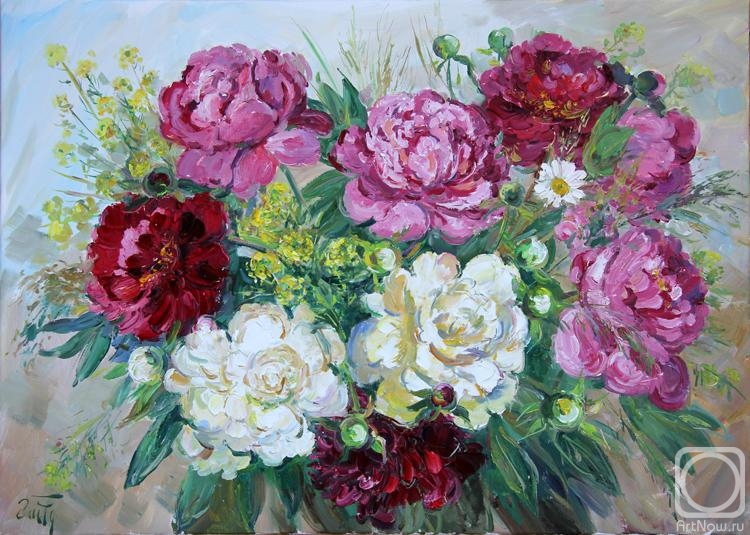 Gaifullina Elena. Peonies