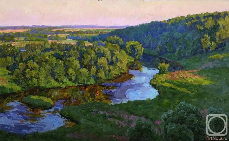 Panteleev Sergey. Evening on the river