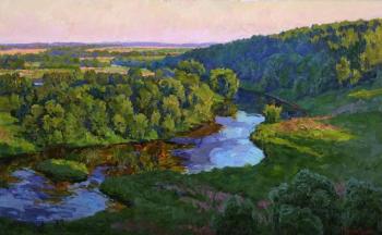 Evening on the river. Panteleev Sergey